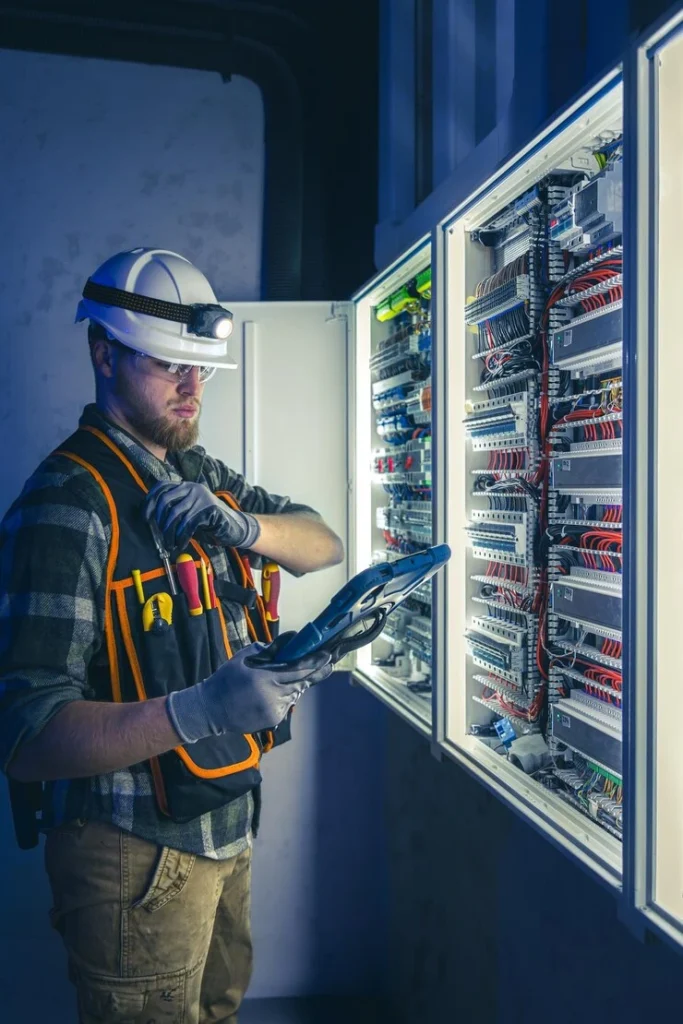 trabajador eléctrico